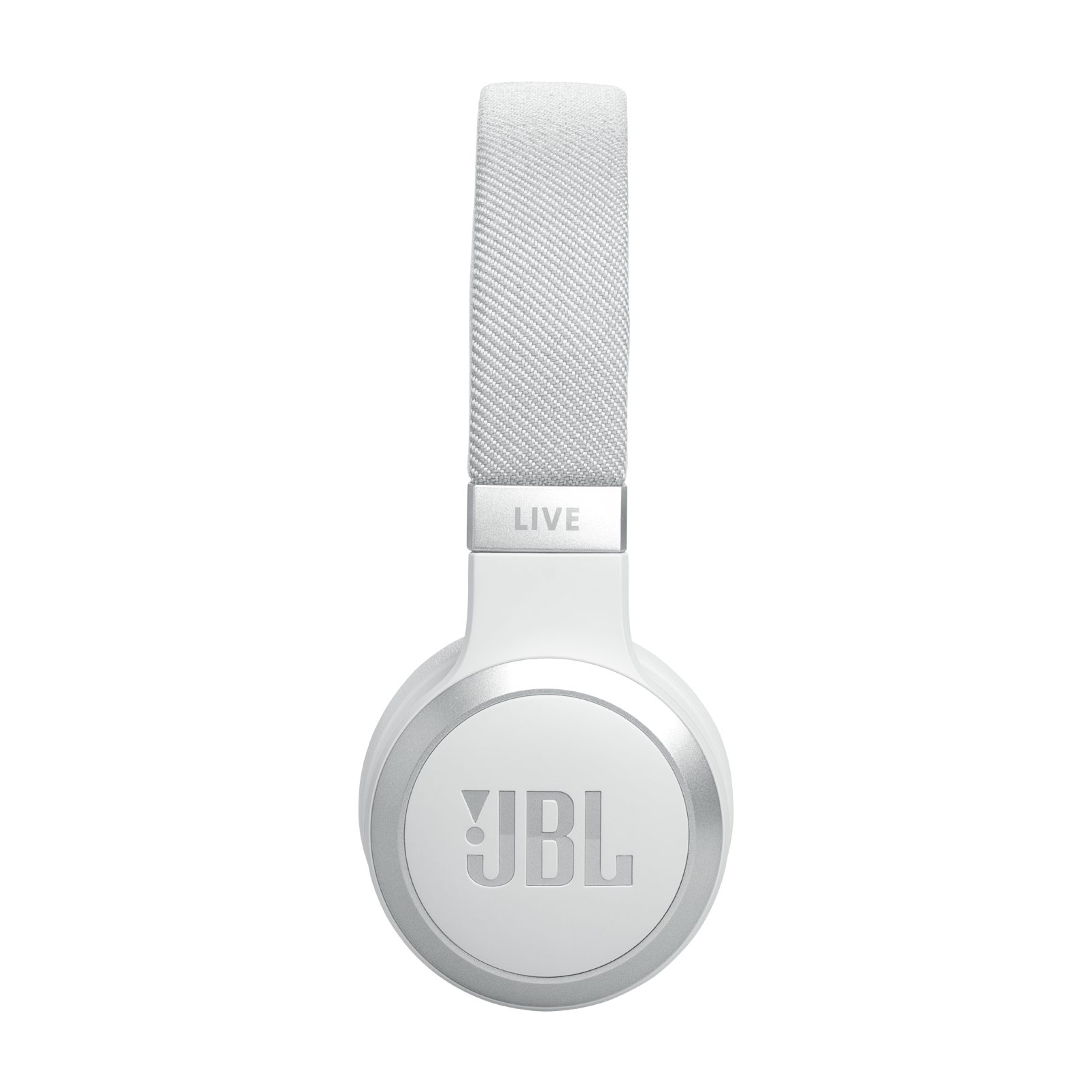 JBL Live 670NC - White - Wireless On-Ear Headphones with True Adaptive Noise Cancelling - Left